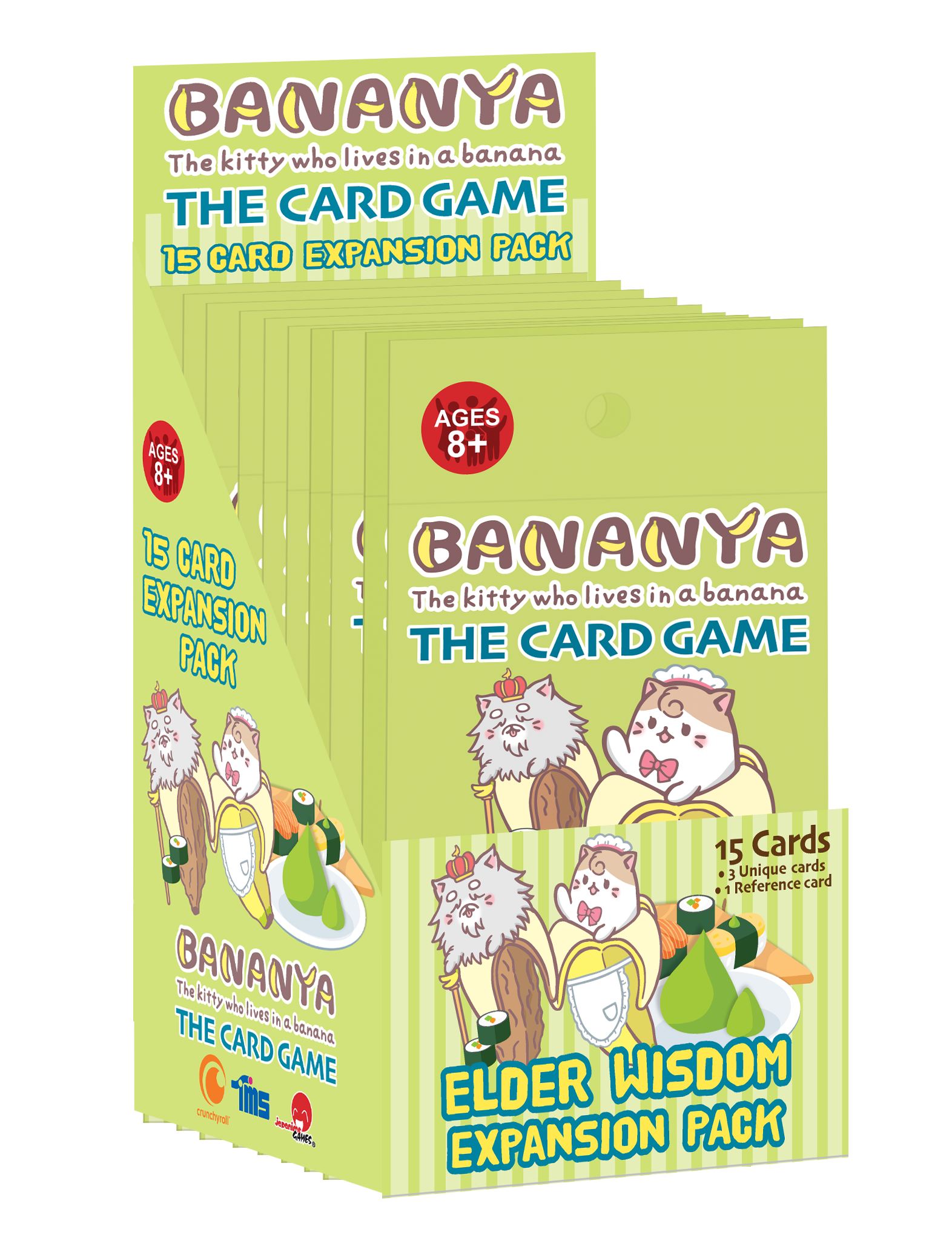 12-Pack Display Bananya: The Card Game - Elder Wisdom Expansion 