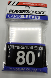 Players Choice Ultra-Small Clear Sleeves 